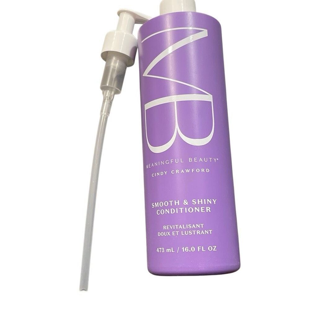 Meaningful Beauty Cindy Crawford Smooth & Shiny Conditioner 16 oz / 473 ml New